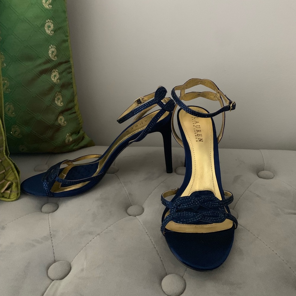 LAUREN by Ralph Lauren Stephanie Ankle Strap Heels